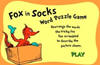 Fox in Socks Word Puzzle Game